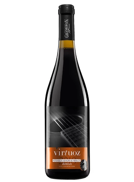 Gramofon Virtuoz Feteasca Neagra & Merlot demisec 0.75L
