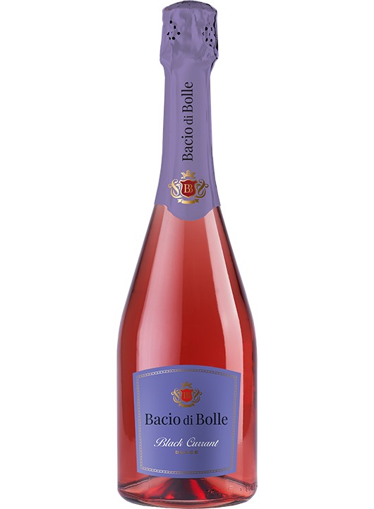 Bacio di Bolle Black Currant Vin Spumant Dulce Rose 7%