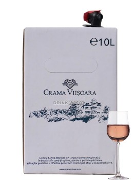 Crama Viisoara Vin Rose sec Bag in Box 10L