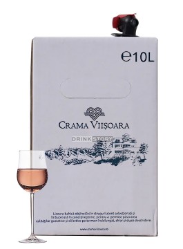 Crama Viisoara Vin Rose demisec Bag in Box 10L