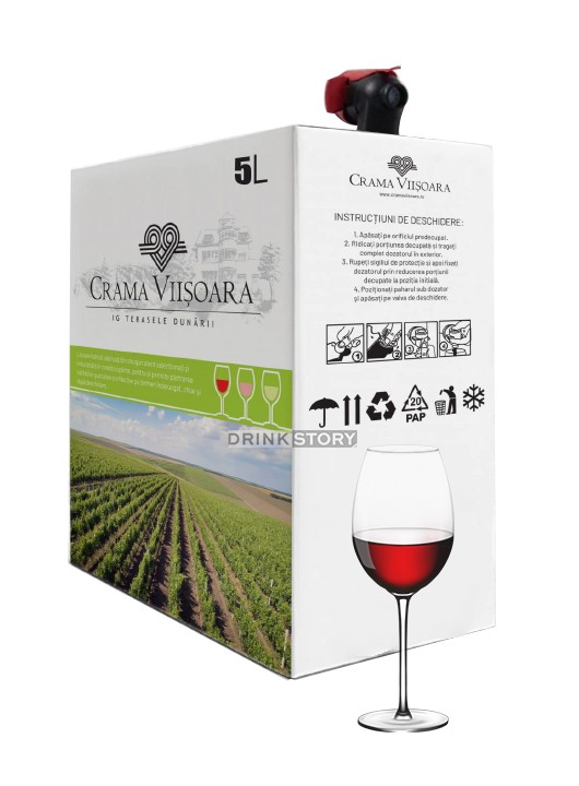 Crama Viisoara Feteasca Neagra sec Bag in Box 5L