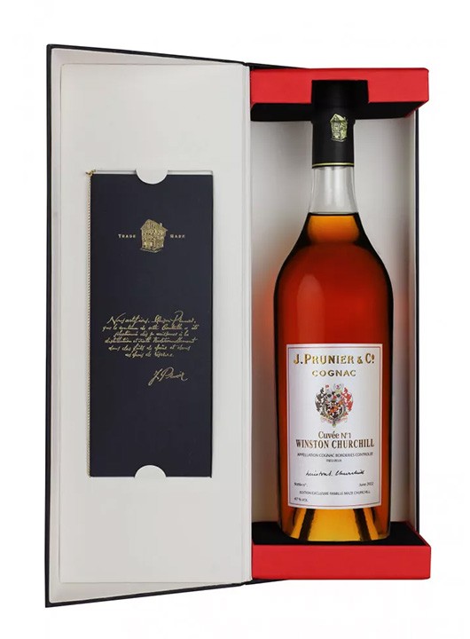 Prunier Cuvee Winston Churchill Cognac  cutie cadou