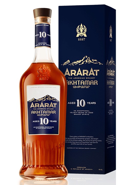 Ararat Akhtamar brandy 10 ani 0.7L