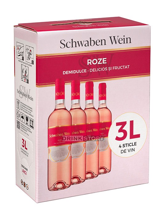 Recas Schwaben Vin rose demidulce bag in box 3L