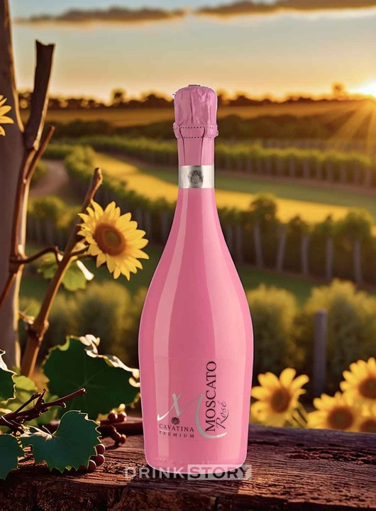 Cavatina Premium Moscato Rose dulce 7% 0.75L Cavatina Premium Moscato Rose dulce 7% 0.75L