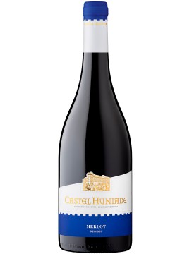 Cramele Recas Castel Huniade Merlot - Vin rosu demisec 0.75L
