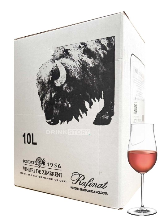 Zimbreni Vin rose demisec Bag in Box 10L