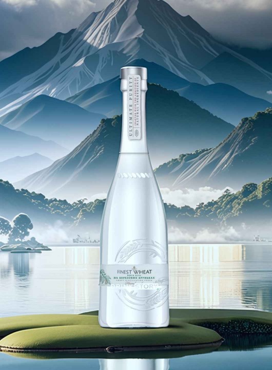 Finest Wheat Silver Muguri de Mesteacan Handmade Vodka