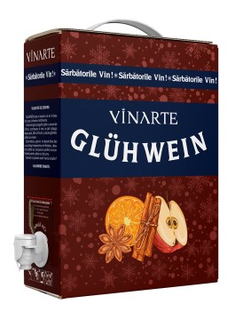 Vinarte Gluhwein Vin fiert Bag in Box 3L